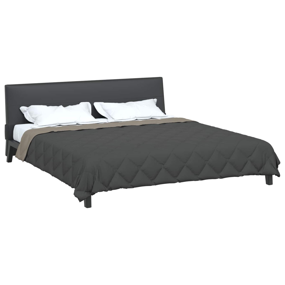 vidaXL Κουβέρτα ολόκληρου του χρόνου Ανοιχτό γκρι και Ανθρακί