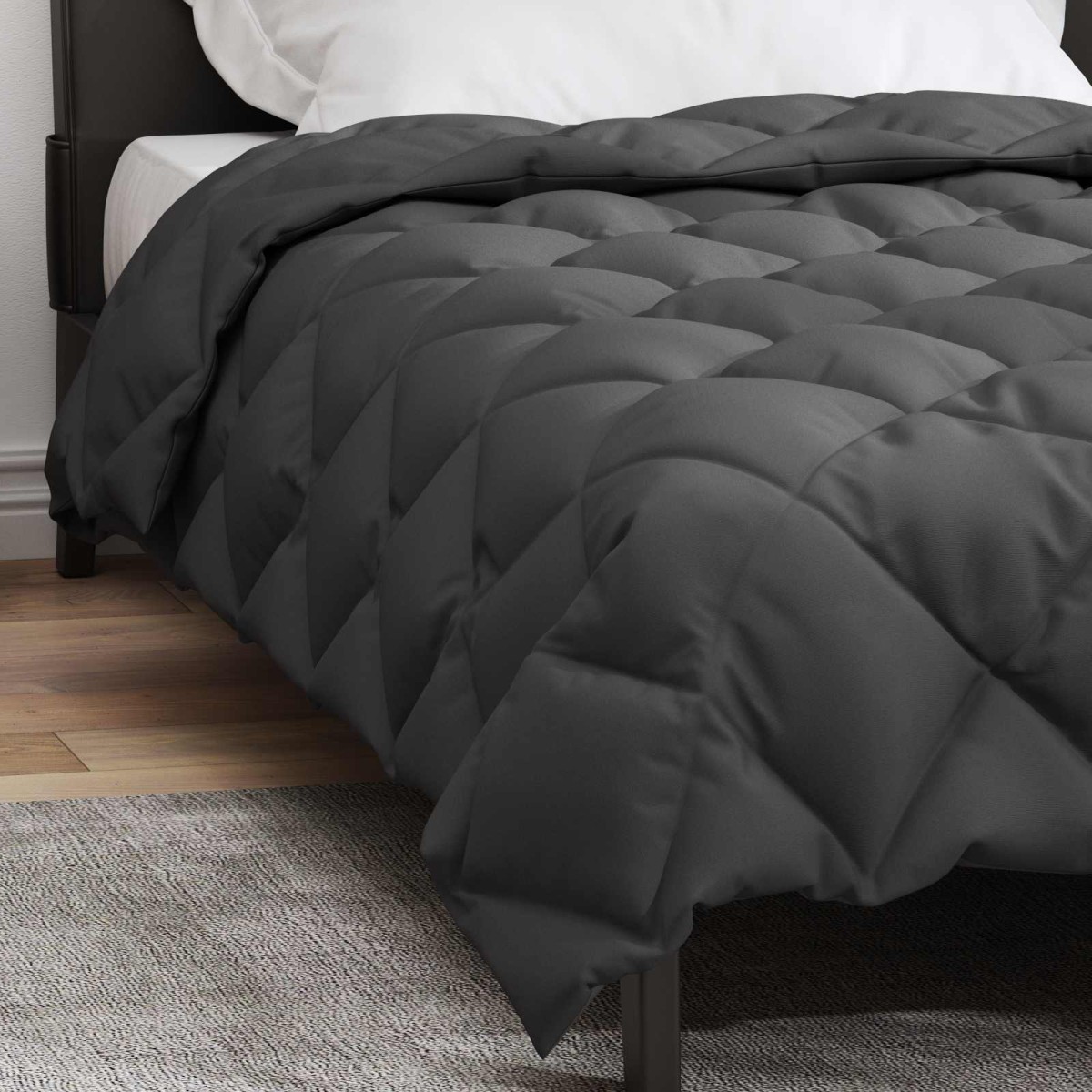vidaXL Χειμερινό Παπλωματοθήκη 140 x 200 cm 450 gsm Ανθρακί