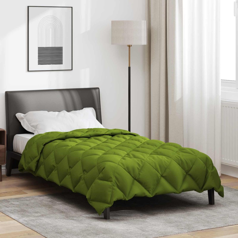 vidaXL Χειμερινό Παπλωματοθήκη 140 x 200 cm 450 gsm Πράσινο