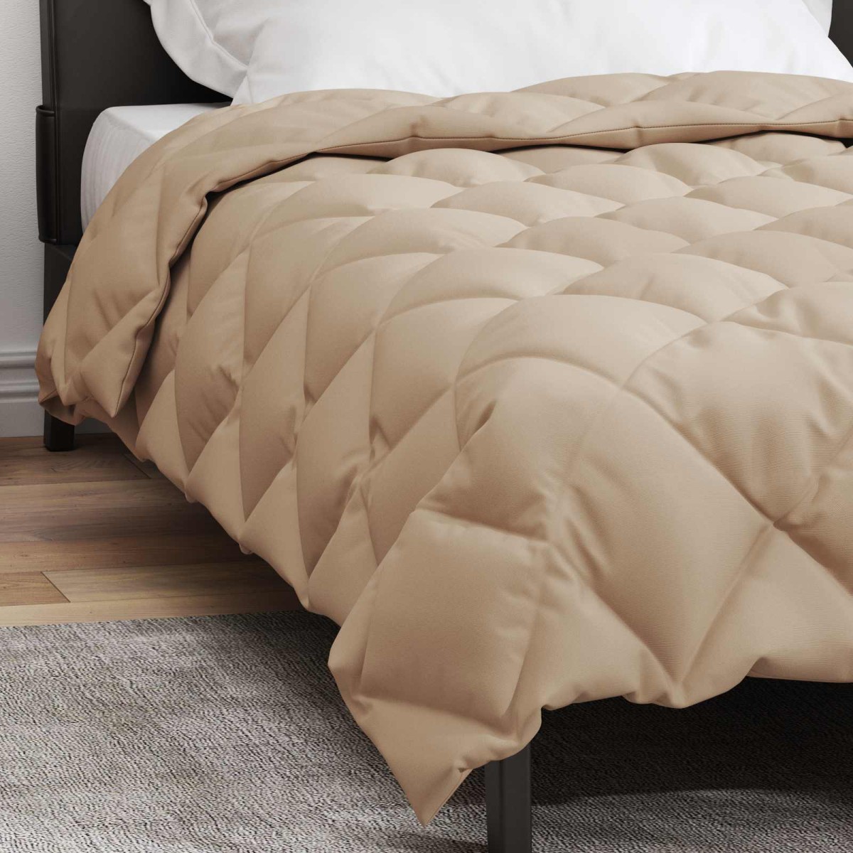 vidaXL Χειμερινό Παπλωματοθήκη 140 x 220 cm 450 gsm Taupe