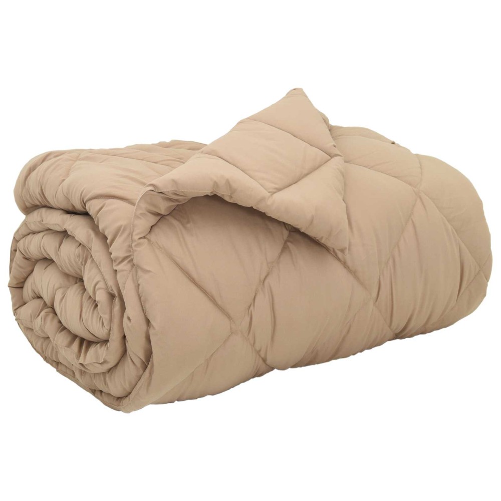 vidaXL Χειμερινό Παπλωματοθήκη 155 x 220 cm 450 gsm Taupe