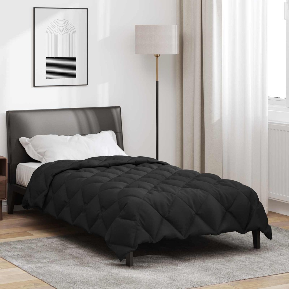 vidaXL Χειμερινό Παπλωματοθήκη 135 x 200 cm 450 gsm Μαύρο