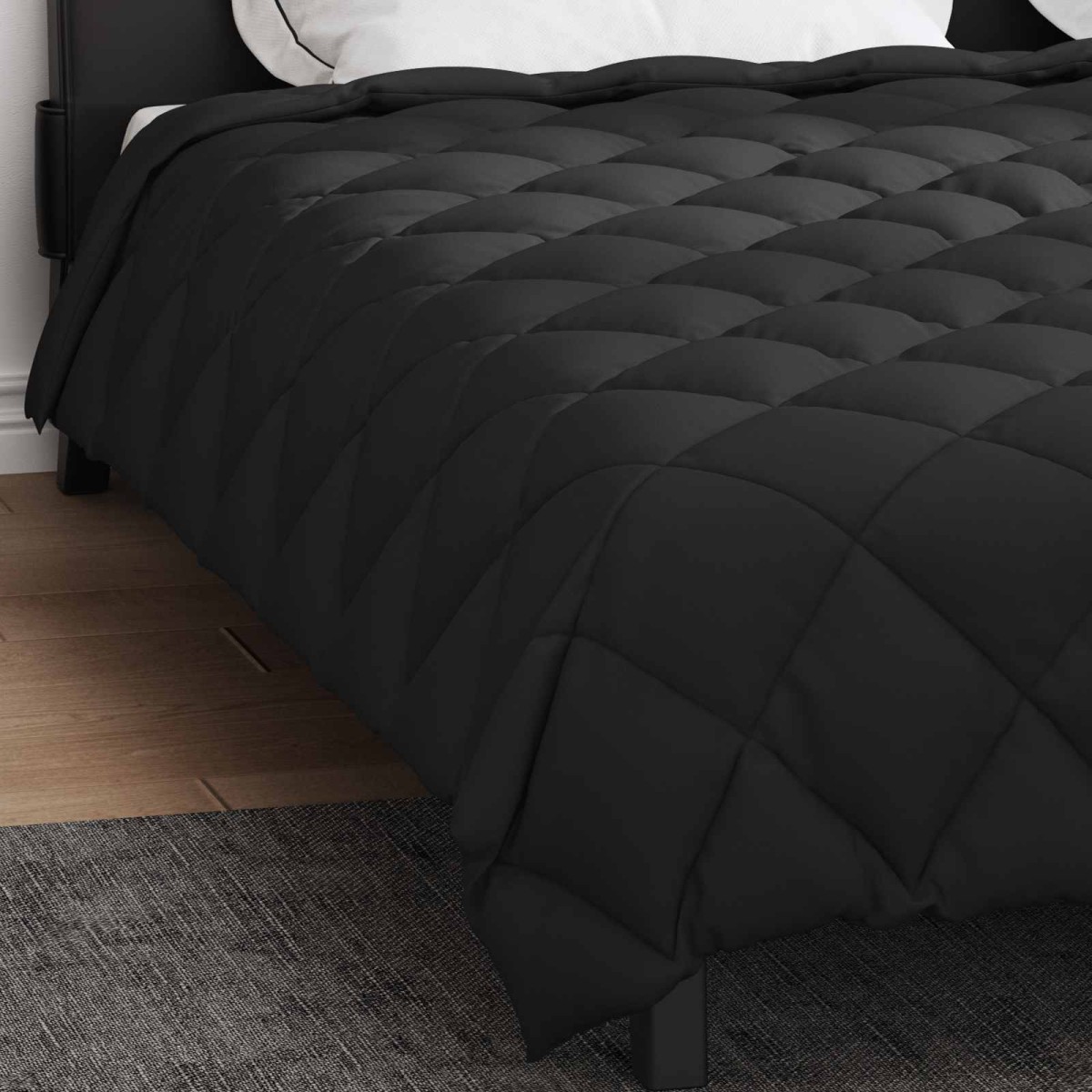 vidaXL Χειμερινό Παπλωματοθήκη 240 x 260 εκ. 450 gsm Μαύρο
