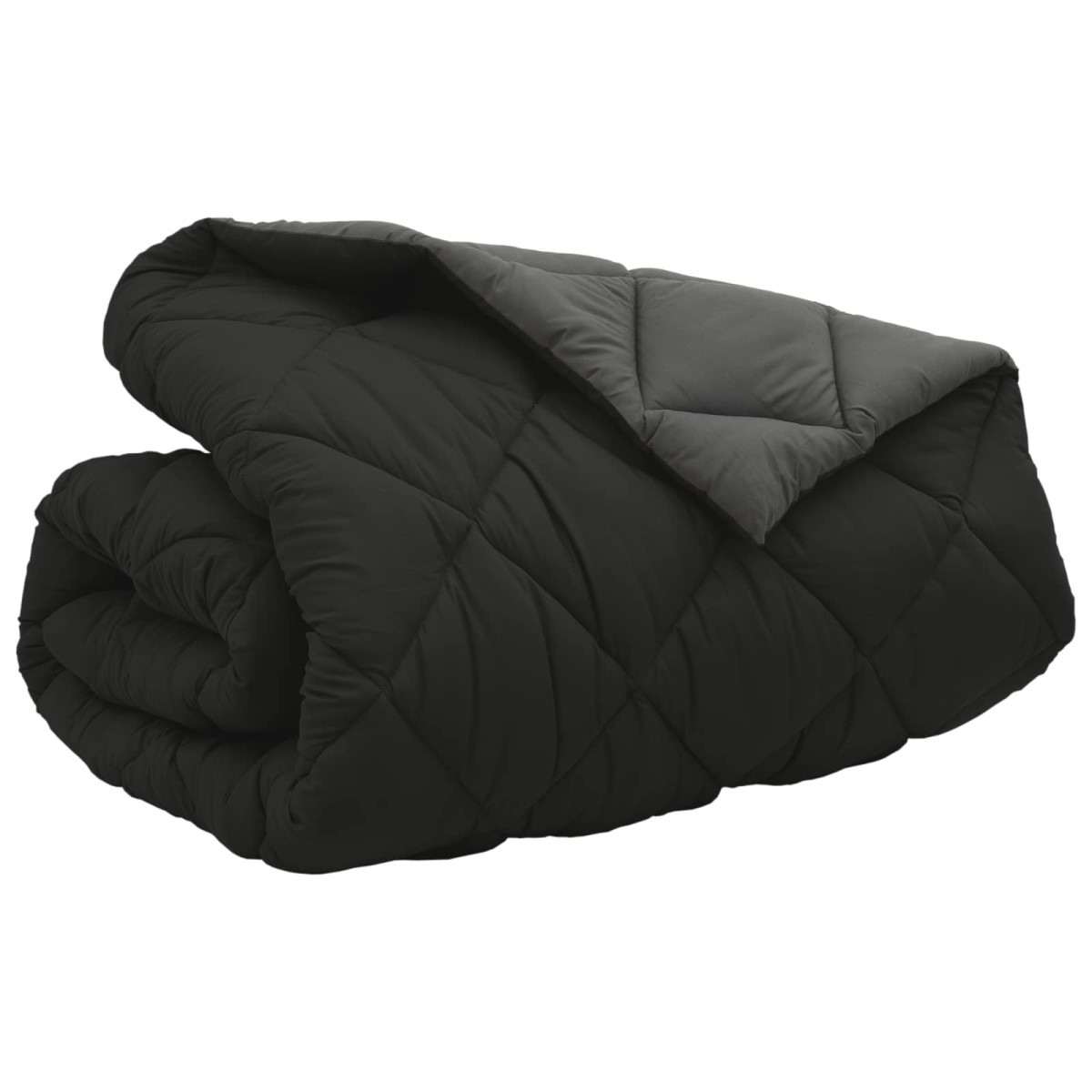 vidaXL Χειμερινό Παπλωματοθήκη 200 x 240 cm 450 gsm Μαύρο και Ανθρακί