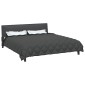vidaXL Χειμερινό Παπλωματοθήκη 220 x 260 cm 450 gsm Μαύρο και Ανθρακί