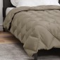 vidaXL Χειμερινό Παπλωματοθήκη 155 x 200 εκ. 450 gsm Ανοιχτό γκρι