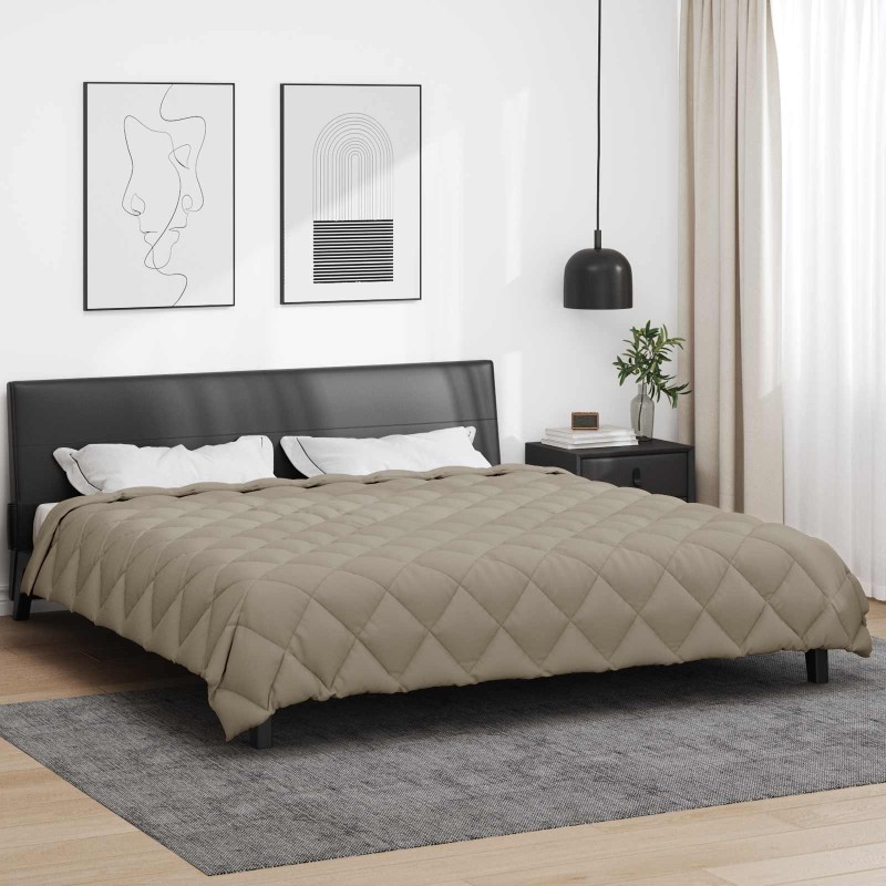 vidaXL Χειμερινό Παπλωματοθήκη 220 x 260 cm 450 gsm Ανοιχτό γκρι