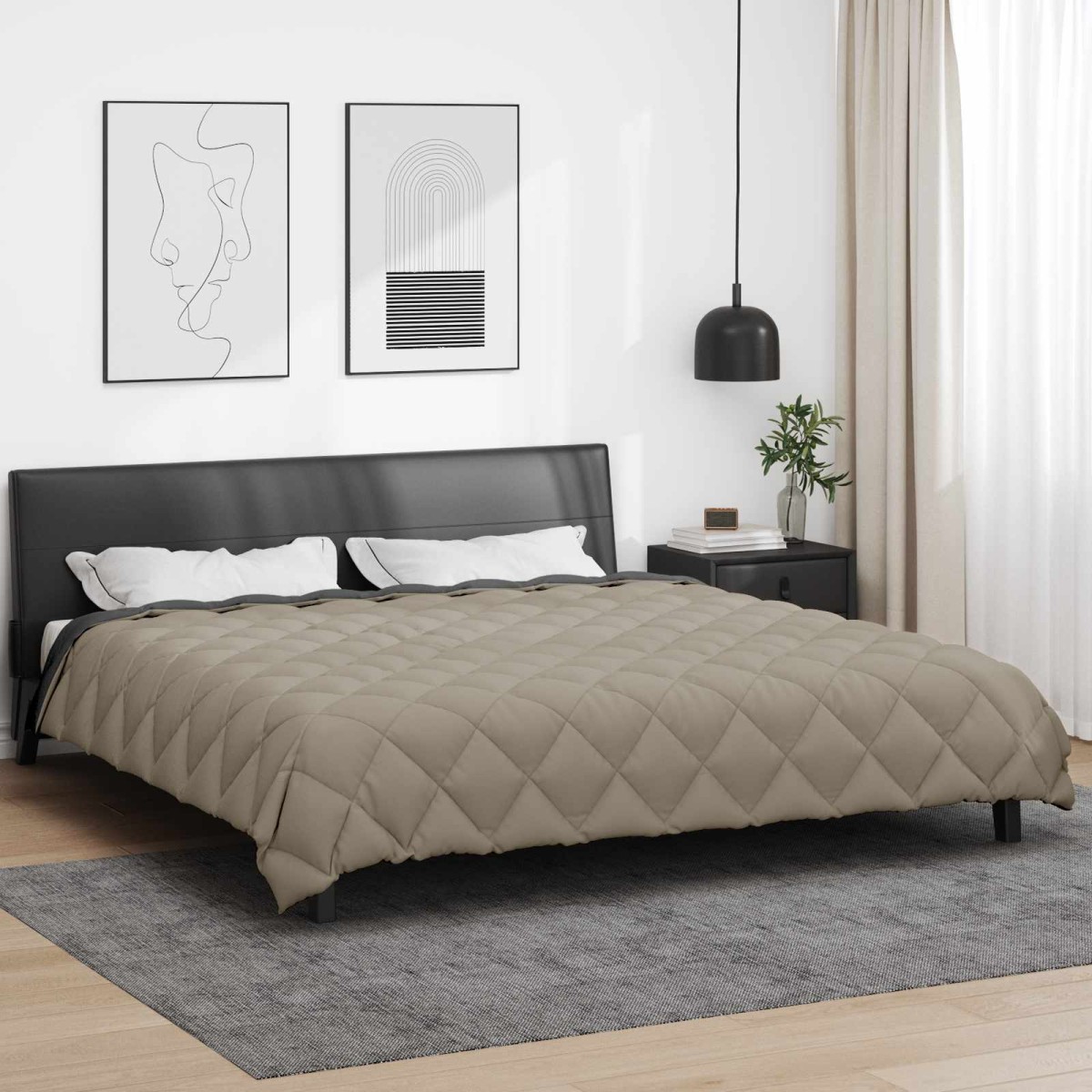 vidaXL Χειμερινό Παπλωματοθήκη 200 x 200 cm 450 gsm