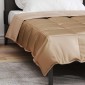 vidaXL Καλοκαιρινό Παπλωματοθήκη Χρυσό 135 x 200 cm