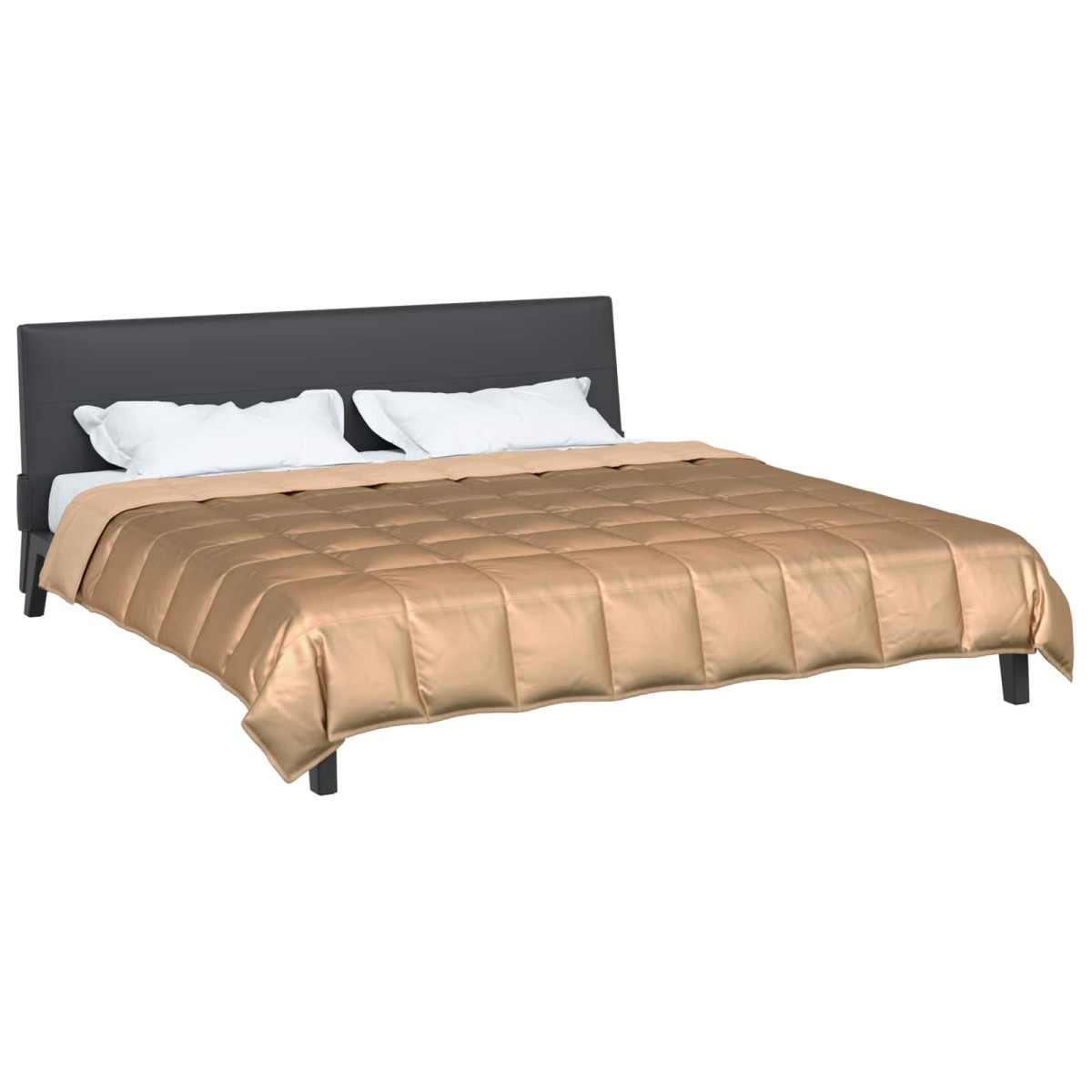 vidaXL Καλοκαιρινό Παπλωματοθήκη Χρυσό 220 x 260 cm