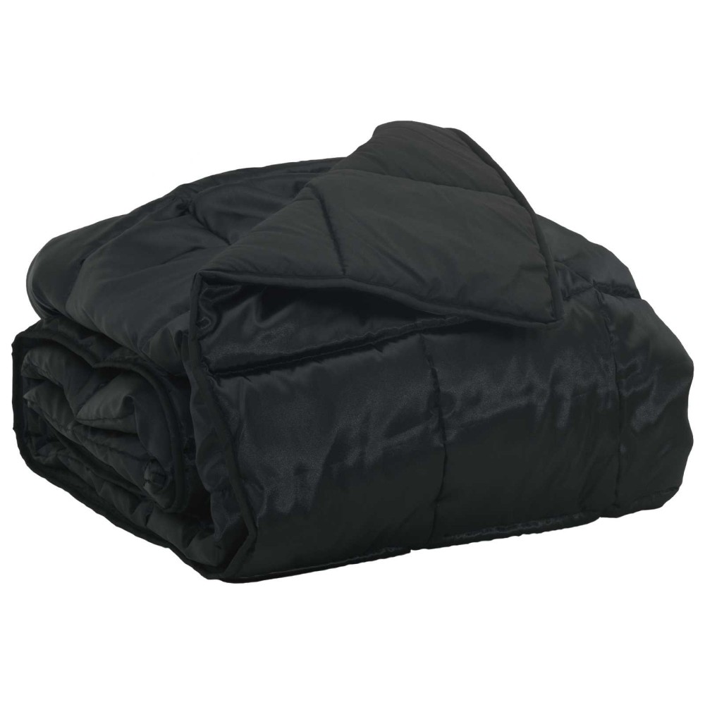 vidaXL Καλοκαιρινό Παπλωματοθήκη Μαύρο 200 x 240 cm