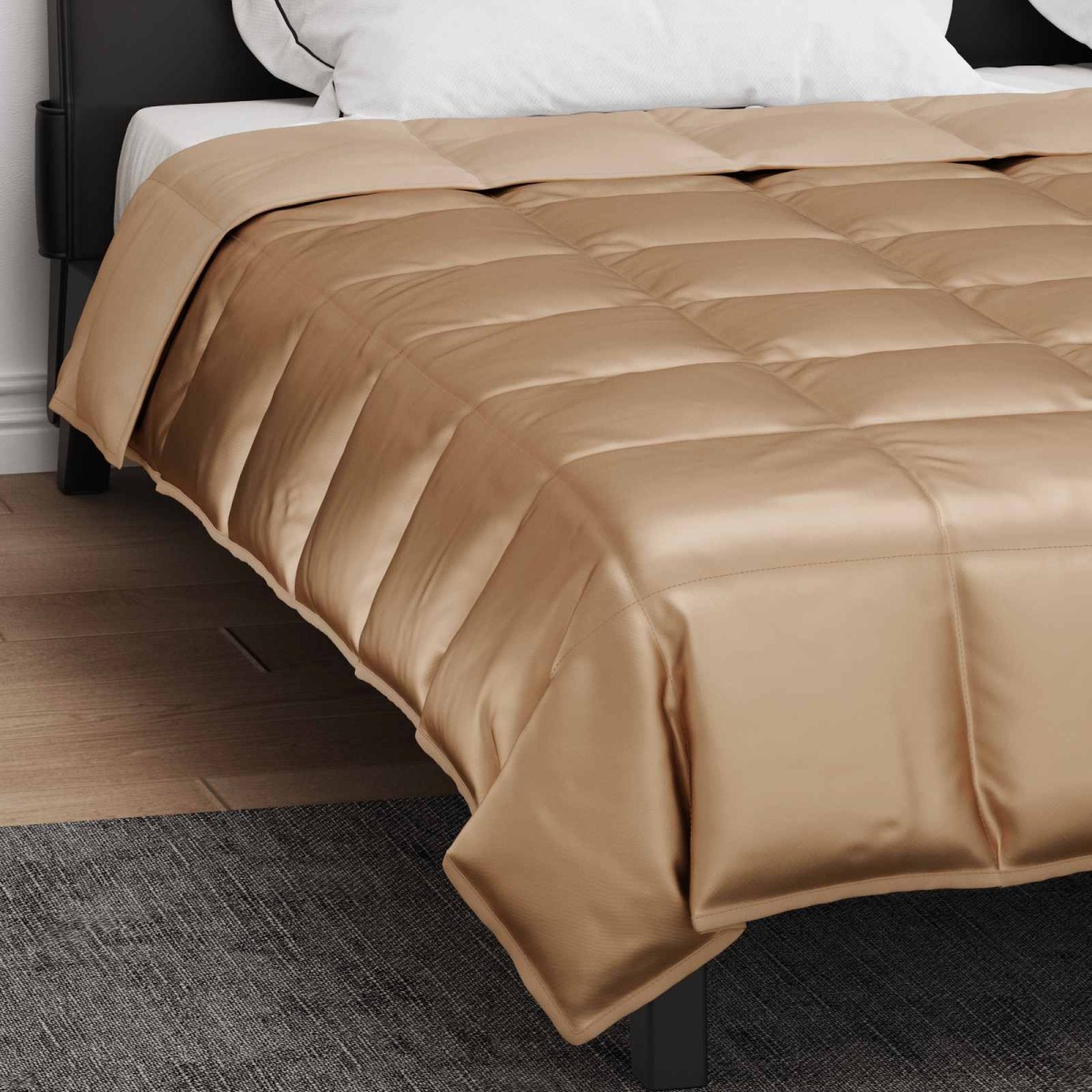 vidaXL Κουβέρτα ολόκληρου του χρόνου 220 x 240 cm 300 gsm Χρυσό