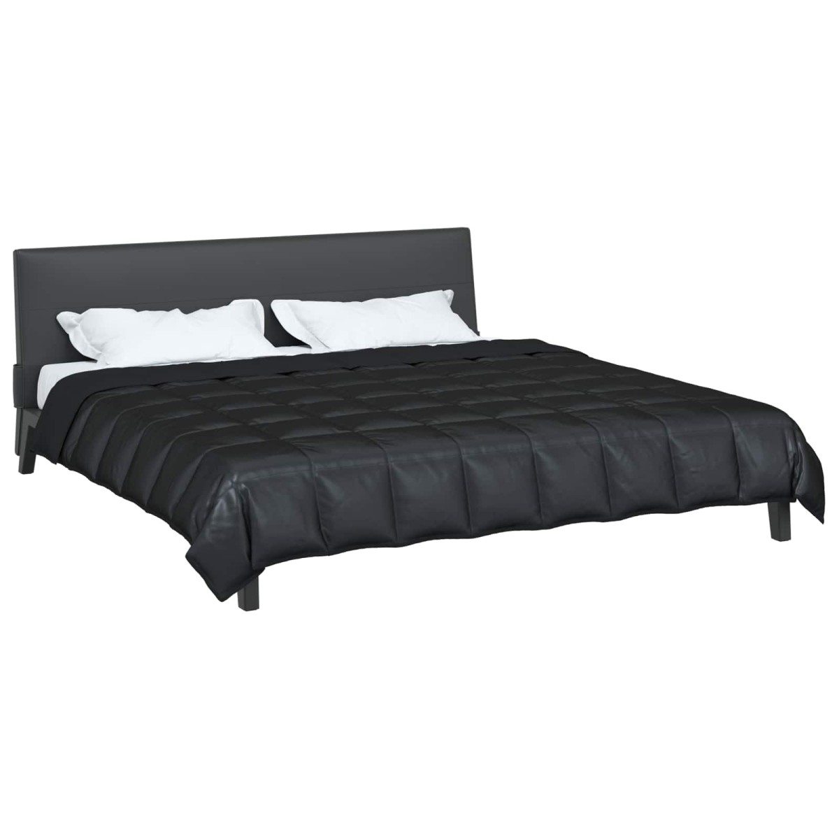 vidaXL Κουβέρτα ολόκληρου του χρόνου 200 x 200 cm 300 gsm Μαύρο