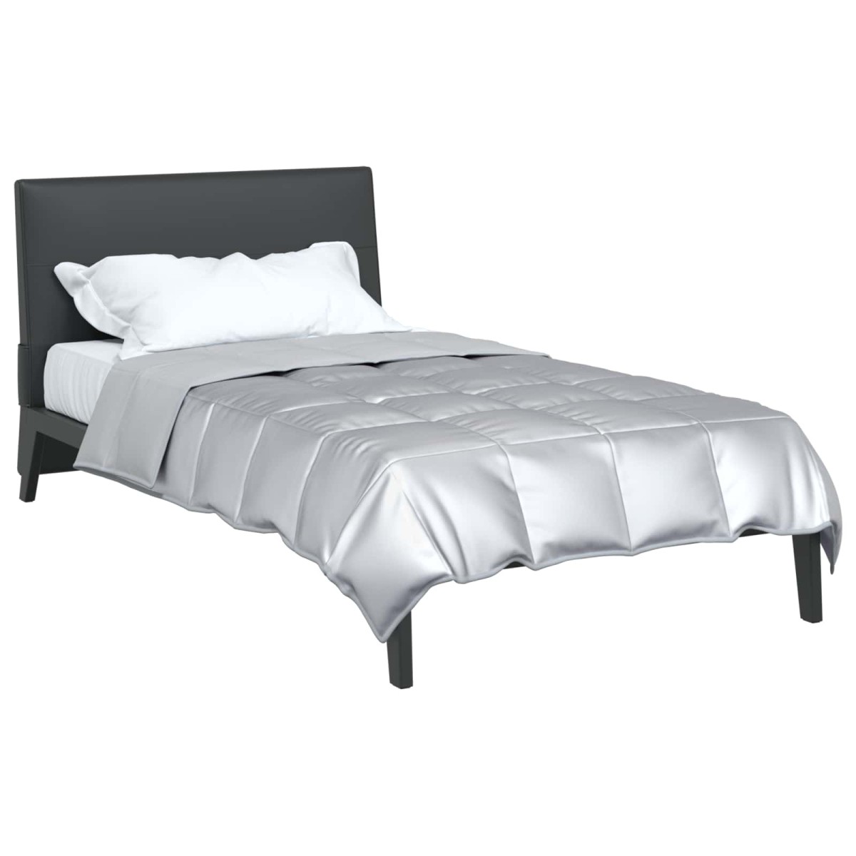 vidaXL Κουβέρτα ολόκληρου του χρόνου 155 x 220 cm 300 gsm Ασημί