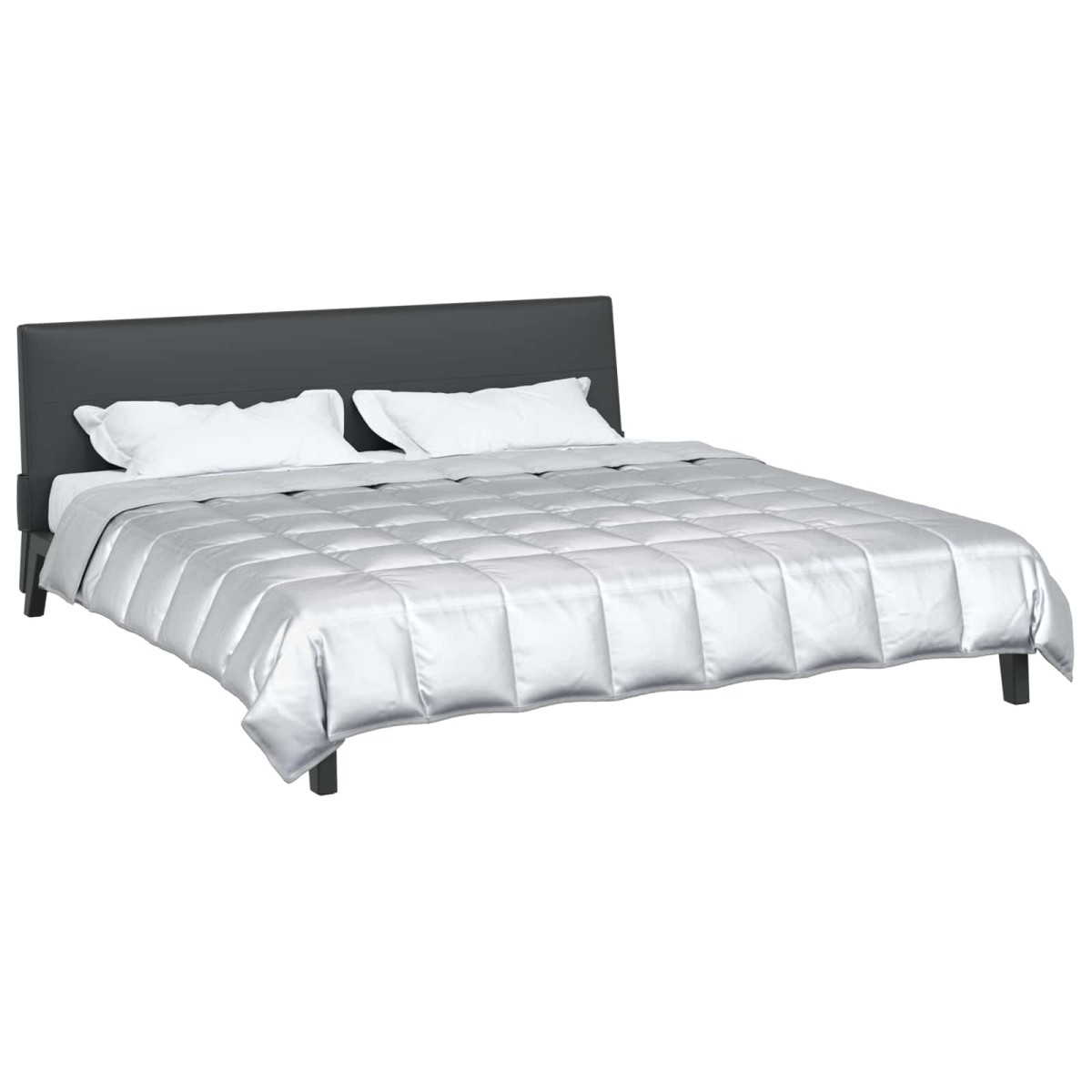 vidaXL Κουβέρτα ολόκληρου του χρόνου 220 x 240 cm 300 gsm Ασημί