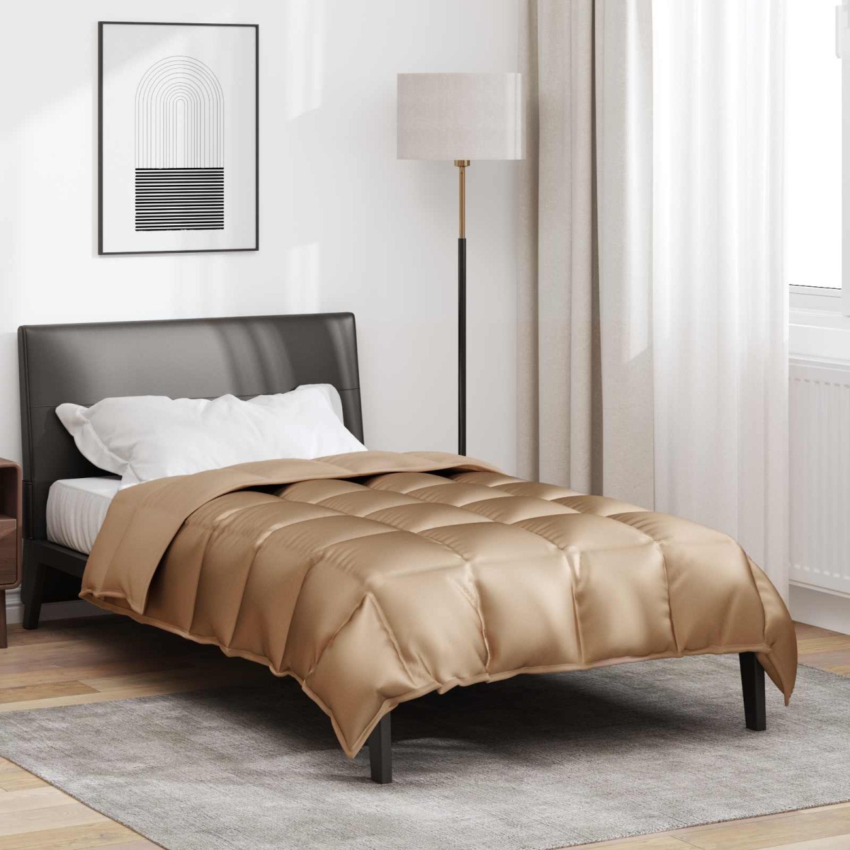 vidaXL Χειμερινό Παπλωματοθήκη 135 x 200 cm 450 gsm Χρυσό
