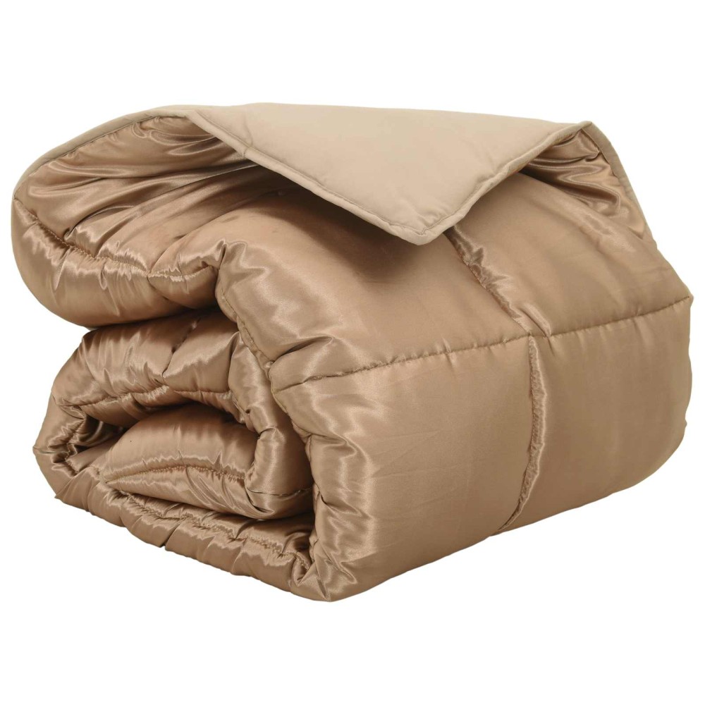 vidaXL Χειμερινό Παπλωματοθήκη 135 x 220 εκ. 450 gsm Χρυσό