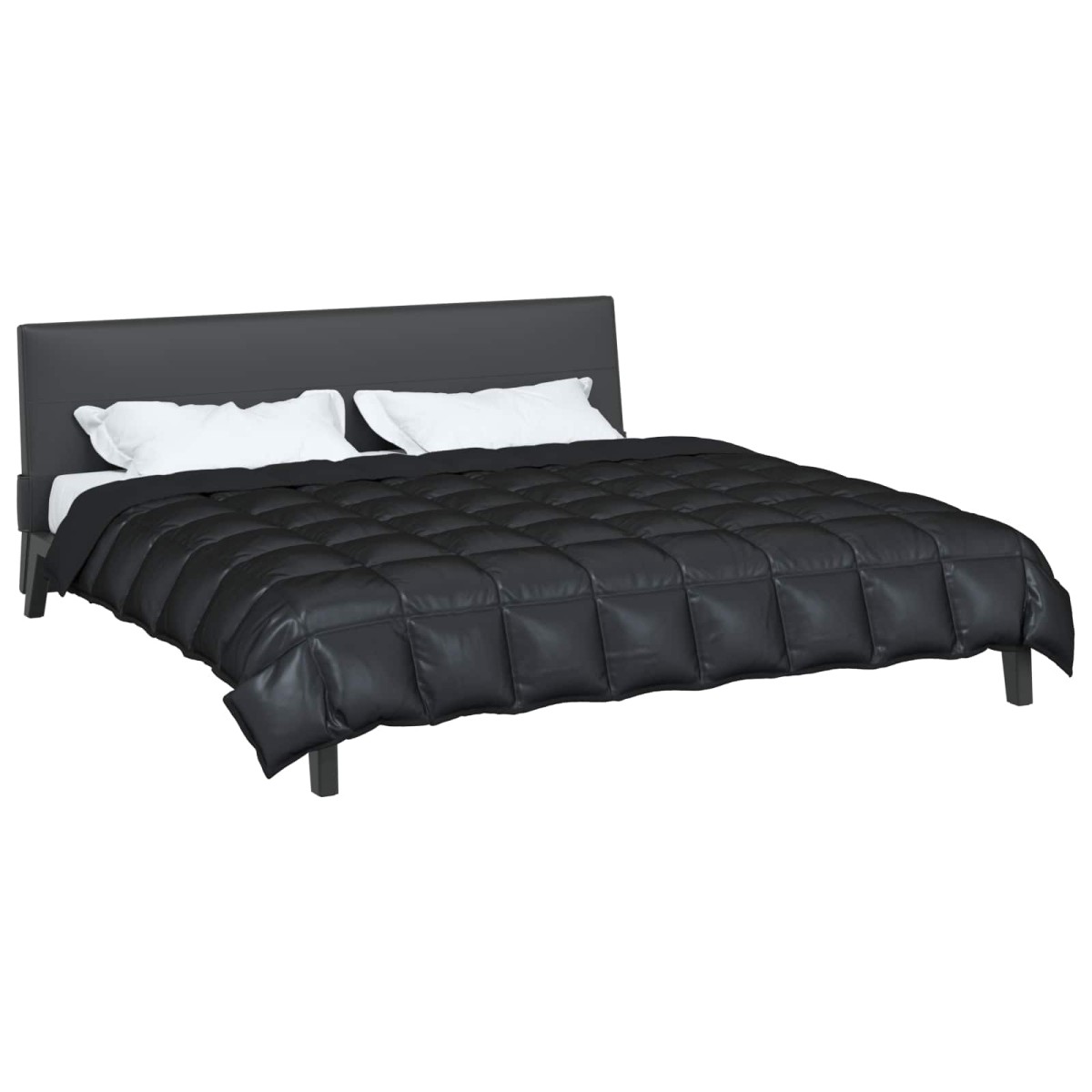 vidaXL Χειμερινό Παπλωματοθήκη 200 x 240 cm 450 gsm Μαύρο