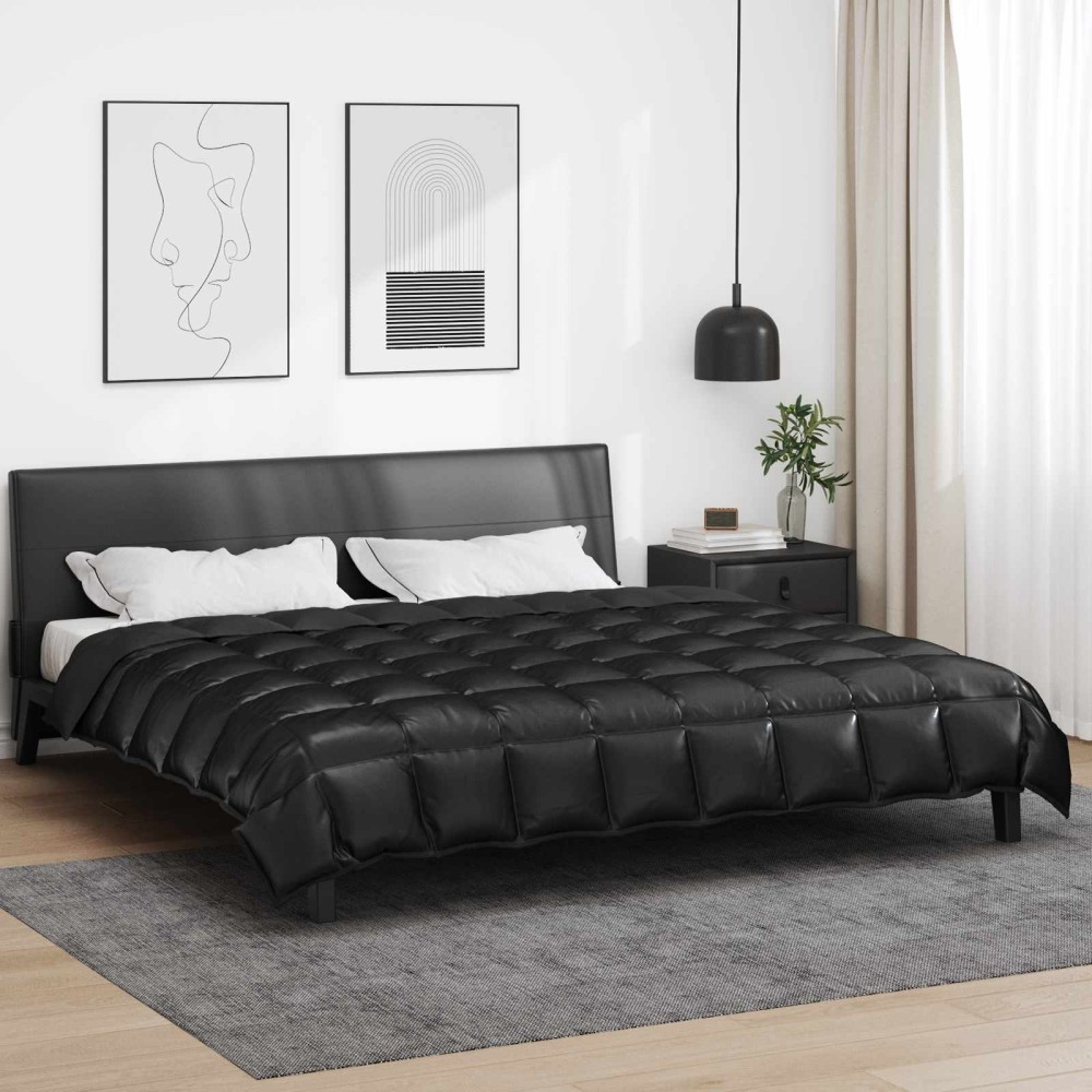 vidaXL Χειμερινό Παπλωματοθήκη 220 x 260 cm 450 gsm Μαύρο