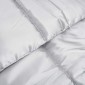vidaXL Χειμερινό Παπλωματοθήκη 140 x 200 cm 450 gsm Ασημί