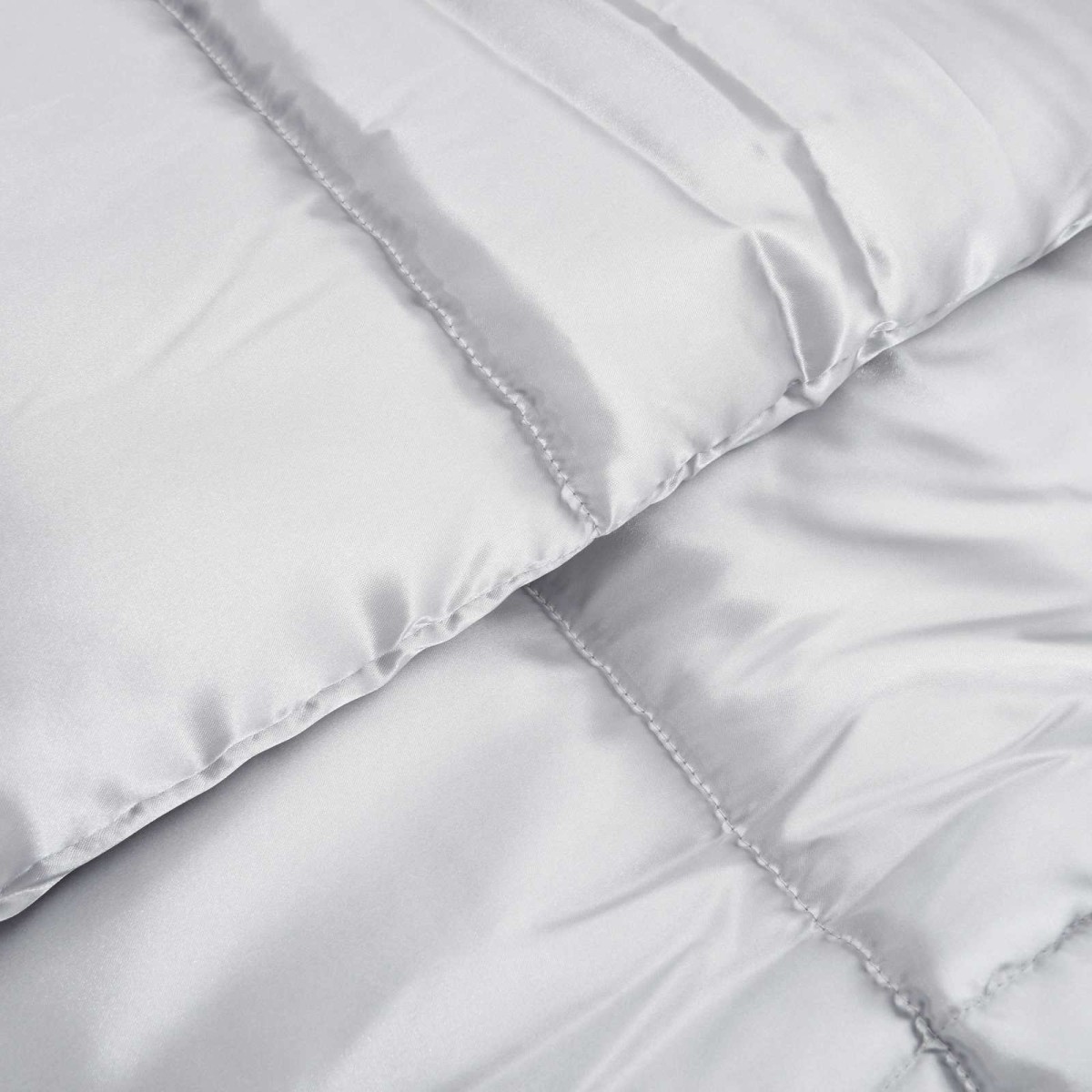 vidaXL Χειμερινό Παπλωματοθήκη 135 x 220 εκ. 450 gsm Ασημί