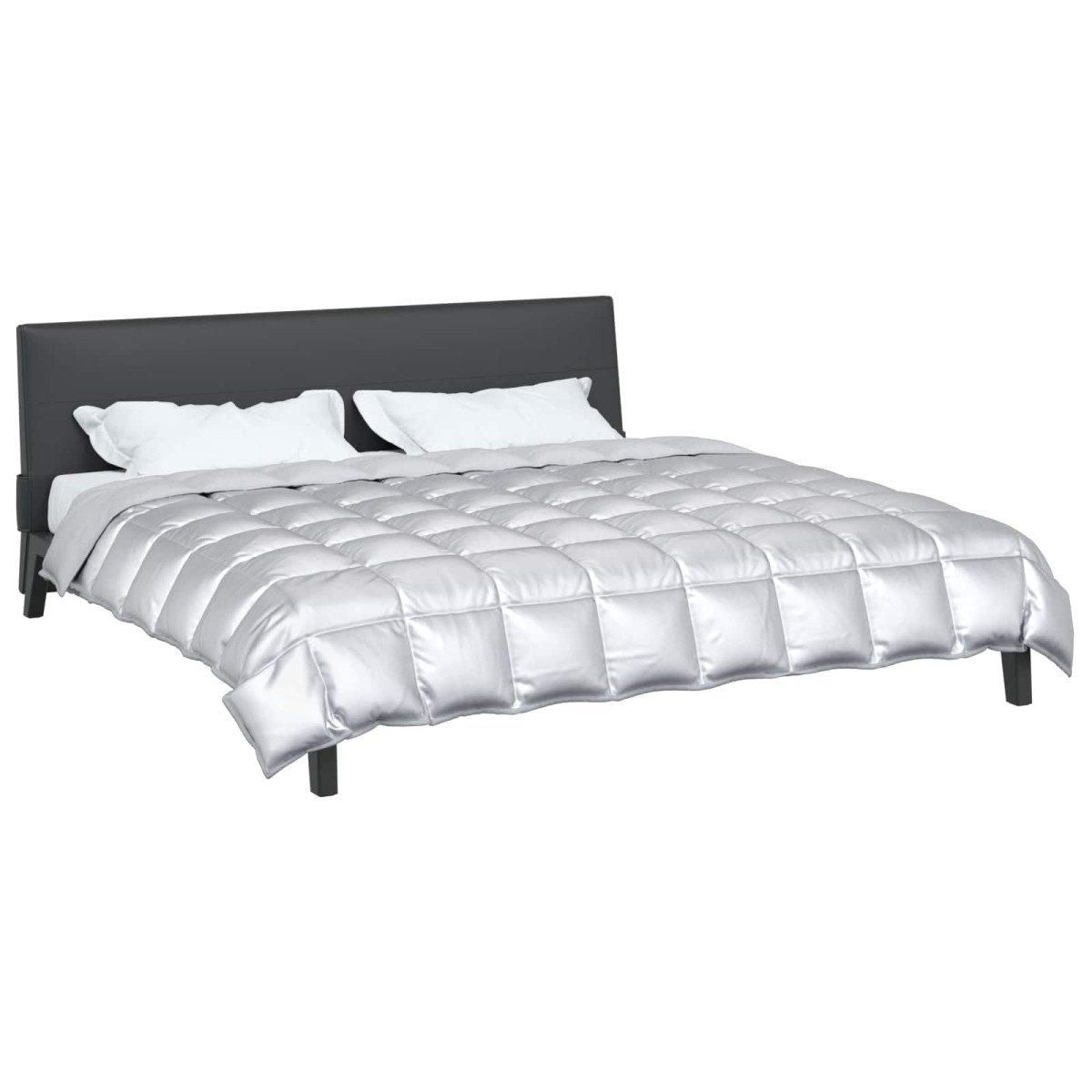 vidaXL Χειμερινό Παπλωματοθήκη 220 x 240 cm 450 gsm Ασημί