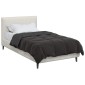vidaXL Καλοκαιρινό Παπλωματοθήκη 135 x 220 εκ. Καλοκαίρι Ανθρακί
