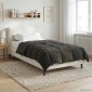 vidaXL Καλοκαιρινό Παπλωματοθήκη 140 x 220 cm Καλοκαίρι Ανθρακί
