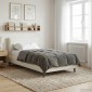 vidaXL Καλοκαιρινό Παπλωματοθήκη 135 x 200 cm Καλοκαίρι Ανοιχτό γκρι