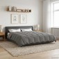 vidaXL Καλοκαιρινό Παπλωματοθήκη 200 x 240 cm Καλοκαίρι Ανοιχτό γκρι