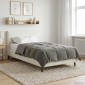 vidaXL Καλοκαιρινό Παπλωματοθήκη 140 x 220 cm Καλοκαίρι Ανοιχτό γκρι