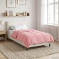 vidaXL Καλοκαιρινό Παπλωματοθήκη 140 x 220 cm Καλοκαίρι Ροζ