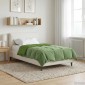 vidaXL Καλοκαιρινό Παπλωματοθήκη 140 x 220 cm Καλοκαίρι Πράσινο