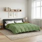 vidaXL Καλοκαιρινό Παπλωματοθήκη 220 x 240 cm Καλοκαίρι Πράσινο