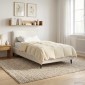 vidaXL Καλοκαιρινό Παπλωματοθήκη 140 x 220 cm Καλοκαίρι Κρεμ