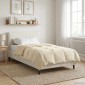 vidaXL Καλοκαιρινό Παπλωματοθήκη 155 x 220 cm Καλοκαίρι Κρεμ