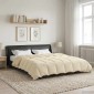 vidaXL Καλοκαιρινό Παπλωματοθήκη 200 x 220 cm Καλοκαίρι Κρεμ