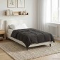 vidaXL Κουβέρτα ολόκληρου του χρόνου 140 x 200 cm 4 Εποχές Ανθρακί