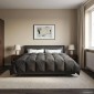 vidaXL Κουβέρτα ολόκληρου του χρόνου 200 x 220 cm 4 Εποχές Ανθρακί