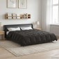vidaXL Κουβέρτα ολόκληρου του χρόνου 200 x 220 cm 4 Εποχές Ανθρακί