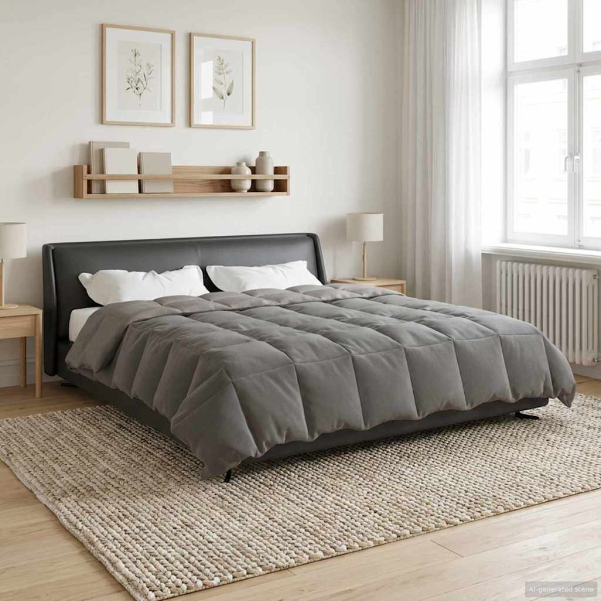 vidaXL Κουβέρτα ολόκληρου του χρόνου 200 x 200 cm 4 Εποχές Αναπνεύσιμο