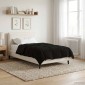 vidaXL Κουβέρτα ολόκληρου του χρόνου 135 x 200 cm 4 Εποχές Μαύρο