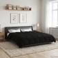 vidaXL Κουβέρτα ολόκληρου του χρόνου 200 x 200 cm 4 Εποχές Μαύρο