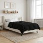 vidaXL Κουβέρτα ολόκληρου του χρόνου 140 x 220 cm 4 Εποχές Μαύρο