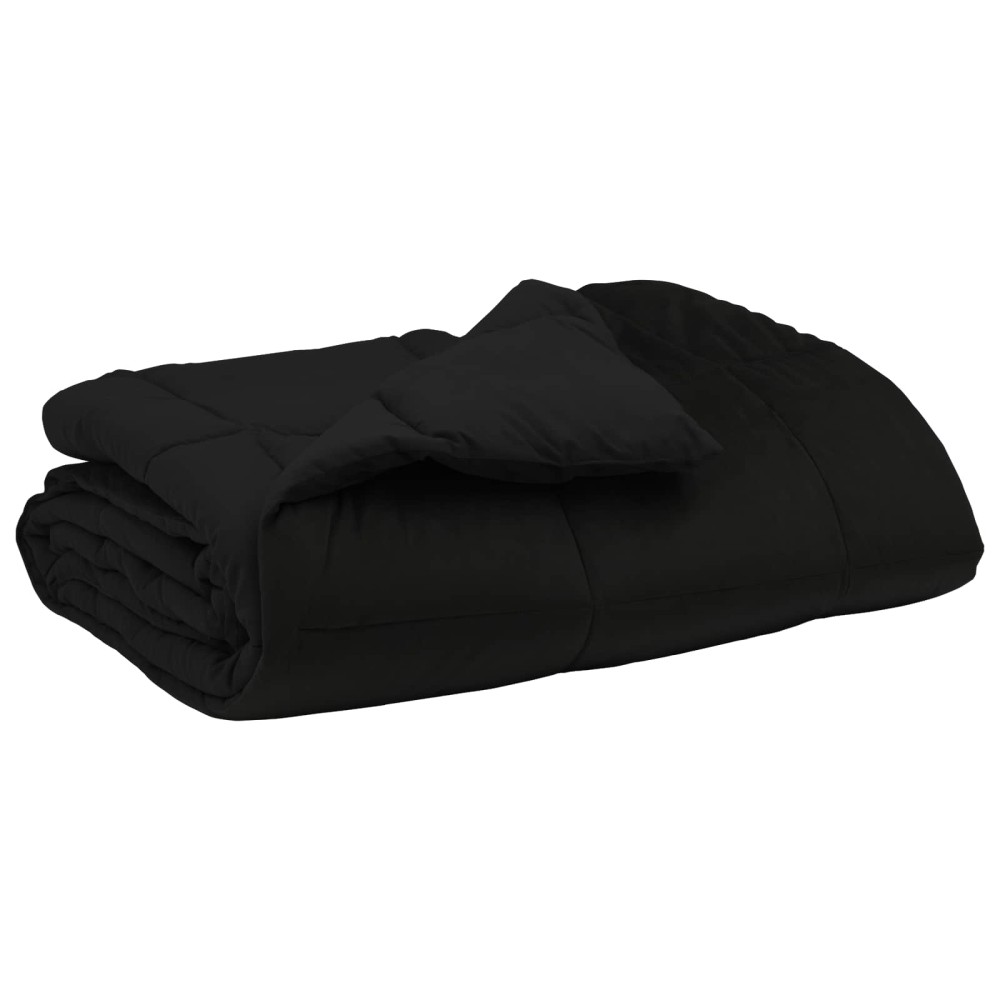 vidaXL Κουβέρτα ολόκληρου του χρόνου 200 x 220 cm 4 Εποχές Μαύρο