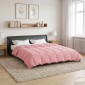 vidaXL Κουβέρτα ολόκληρου του χρόνου 200 x 240 cm 4 Εποχές Ροζ