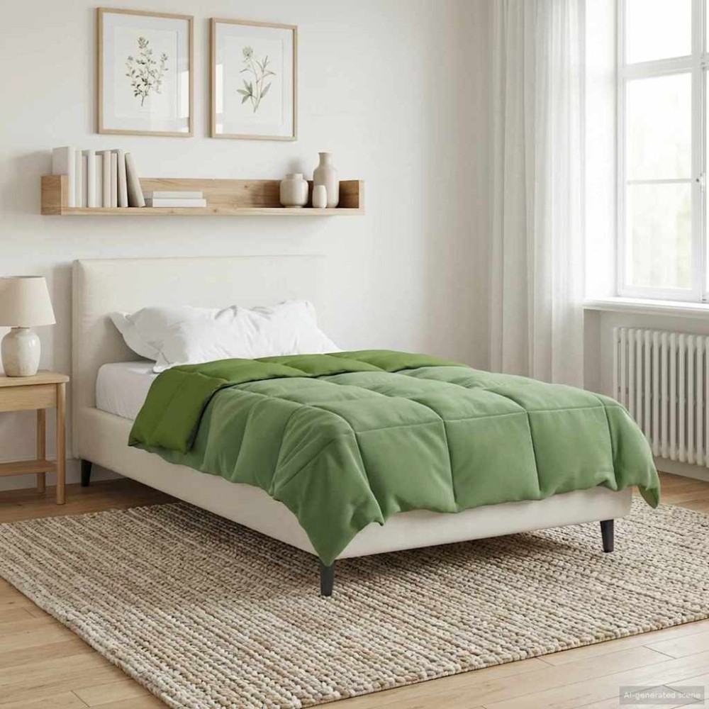 vidaXL Κουβέρτα ολόκληρου του χρόνου 140 x 220 cm 4 Εποχές Πράσινο