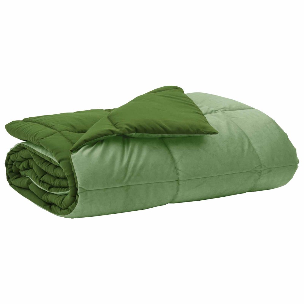 vidaXL Κουβέρτα ολόκληρου του χρόνου 155 x 220 cm 4 Εποχές Πράσινο
