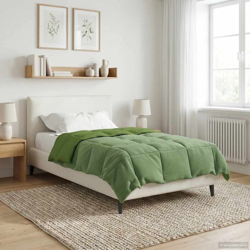 vidaXL Κουβέρτα ολόκληρου του χρόνου 155 x 220 cm 4 Εποχές Πράσινο