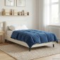 vidaXL Κουβέρτα ολόκληρου του χρόνου 135 x 200 cm 4 Εποχές Σκούρο Μπλε